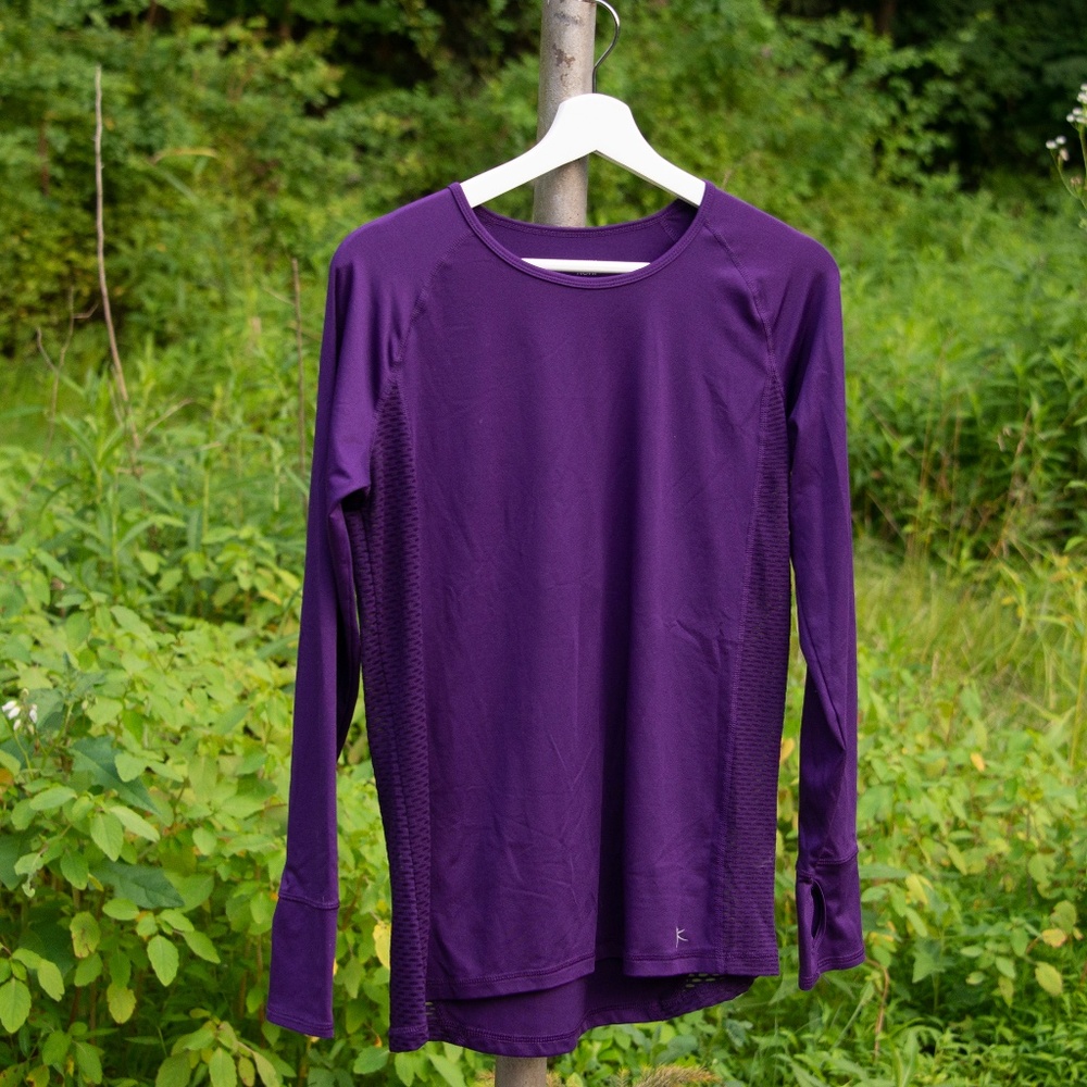 Fitted Long Sleeve Exercise Top